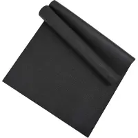 vidaXL Sportbeschermmat Zwart 150 x 75 x 0,6 cm Hoog-dichtheid PVC
