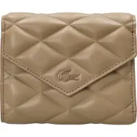 Lacoste portemonnee Compact Wallet Viennois Lichtbruin