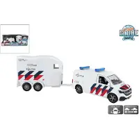 Kids Globe VW Transporter Politie met Cheval Liberte Paardentrailer