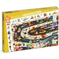 Djeco Puzzel Observatie: Rally 54 Onderdelen 1 St