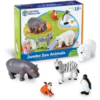 Learning Resources Jumbo Dierentuindieren - Speelfiguren - vanaf 18 maanden