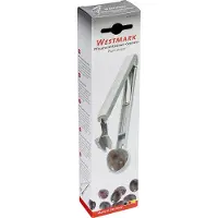 Westmark Pruimenontpitter voor eetklare pruimen, 16,7 cm lang, aluminium, voedselveilig gecoat, roestvrijstalen mes, Steinex, zilver, 40102260