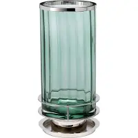 Quintiesse Tafellamp Arno, chroom / zilver, Woon-/ Eetkamer, Glas, Tafellamp