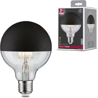 Paulmann Lamp Kopspiegel LED 6,5W Filament Dimbaar 2700K 600LM Zwart
