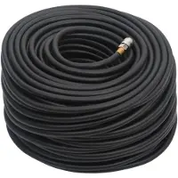 vidaXL Luchtslang hybride 0,6'' 100 m rubber en PVC zwart
