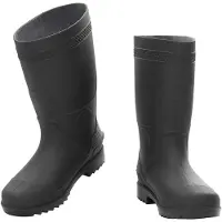 vidaXL Regenlaarzen maat 39 PVC zwart