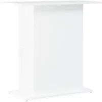 vidaXL Aquariumstandaard Wit 75x36x72,5 cm Bewerkt Hout