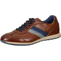 Bugatti Veterschoen navy / karamel / grijs