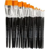 Creativ Company Gold Line Acryl Penselen All-round Set 30 stuks