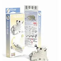 Carletto Deutschland 3D Puzzel - Ijsbeer - Wilde Dieren - Duurzaam - Verzamel Ze Allemaal - 6 Jaar
