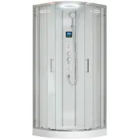 Kerra Orion complete douchecabine met massagejets wit