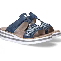 Rieker Slippers Blauw | Maat: 41