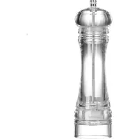 Cookinglife Pepermolen Rocca Transparant - RVS Molen - 21.5 cm