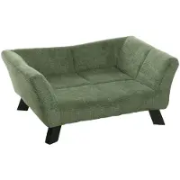 Flamingo Sofa Damario ligbank rechthoekig voor hond en kat groen Per stuk