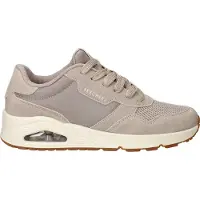 SKECHERS Sneakers laag 'Uno - Vintage Air' donkerbeige