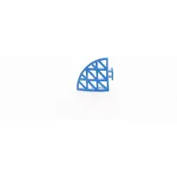 Softee 5 stuks blauwe Pvc zijtegels -hoek-verpakking