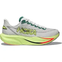Hoka One One Loopschoen 'Mach 7' geel / lichtgrijs / smaragd