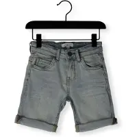Koko Noko denim loose short light blue denim Korte broek Blauw Jongens Stretchdenim - maat 80