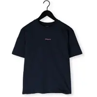 Ballin T-shirt met backprint donkerblauw Jongens Katoen Ronde hals Backprint - maat 176