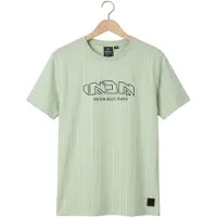 Indian blue jeans gestreepte T-shirt lichtgroen Jongens Katoen Ronde hals - maat 152
