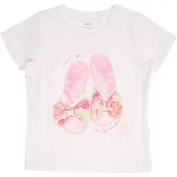Name it Shirt 'NMFFOSAZ' lichtgeel / rosa / lichtroze / wit