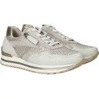Gabor Sneakers laag beige / donkerbeige / goud