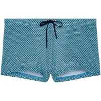 Hom Zwemshorts ' Swim Shorts Espresso ' blauw / turquoise
