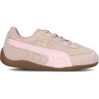 Puma Speedcat OG sneakers zand/lichtroze Beige Jongens/Meisjes Suède Meerkleurig - maat 26