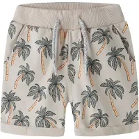 Name it MINI regular sweatshort Grijs Jongens/Meisjes Katoen All over print - maat 104