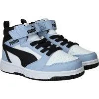 Puma Sneakers 'Rebound V6' lichtblauw / zwart / wit