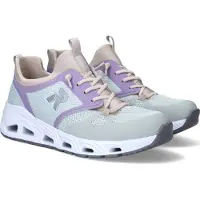 Rieker Sneakers laag taupe / mintgroen / sering