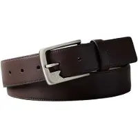 Calvin Klein Mono Frame Buckle Belt Dark Brown/pewter Maat: 100 | Riemen Outlet | Heren | Bruin