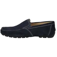 Geox Mocassins 'Moner' navy / wit