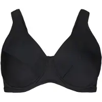 Swim By Zizzi Bikinitop 'SRika' zwart