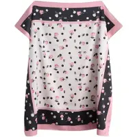 Ted Baker Sjaal rosa / zwart / wit