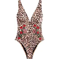 Rockett St George Badpak chocoladebruin / lichtbruin / bloedrood