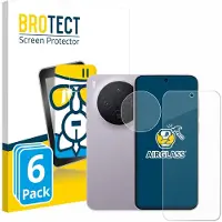 BROTECT Screenprotector 6 Stuks voor Vivo X300 Pro (Voor+Camera) Beschermglas transparant