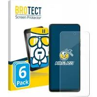 BROTECT Screenprotector 6 Stuks voor Motorola Moto G Power (2026) Beschermglas transparant