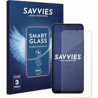 Savvies 3 Stuks Screenprotector - geschikt voor Doogee Note 56X Pro - beschermfolie glas transparant