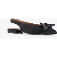 Nova dames slingbacks met strik zwart maat 42