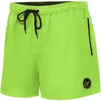 Ladeheid LA-LA40-199-SWS Heren Zwembroek - Zwemshorts - met zijzakken en achterzak - sneldrogend - met binnenslip van mesh - Koordsluiting - Polyester - Lichtgroen - L
