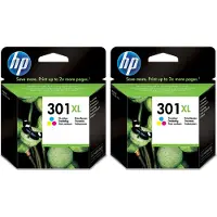 HP Inktcartridge 301XL (D8J45AE) Zwart Multipack Hoge capaciteit