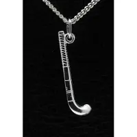 MOOYE ® - Collectie Zilveren Hockeystick ketting hanger - 2