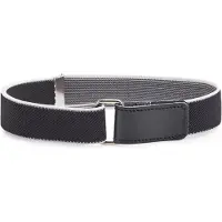 Ladeheid Kinderriem - Riem - Broekriem - Verstelbaar - Polyester - LA-TG-P15 - Schwarz/Weiß - 0-2 Jahre