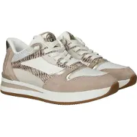 Tamaris Sneakers laag 'Veterschoenen Laag' beige