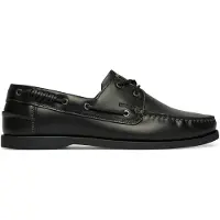 HUGO Leren bootschoenen met veterdetail Maat 45