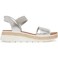 SKECHERS BOBS Sun Ray Dames Zilveren Sandalen