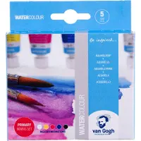 Bruynzeel Aquarelverf primaire mengset | 5 x 10 ml tubes