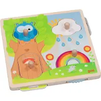 Sonstige Verlage Achtergrondpuzzel met weerthema