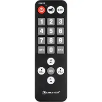 Cabletech Piloot DVB-T voor senioren (Universele afstandsbediening), Afstandsbediening, Zwart